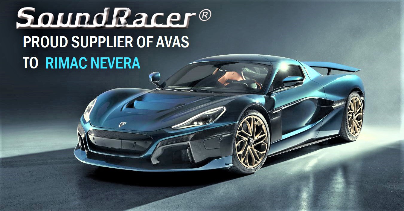 Rimac Nevera – SoundRacer leverantör av AVAS